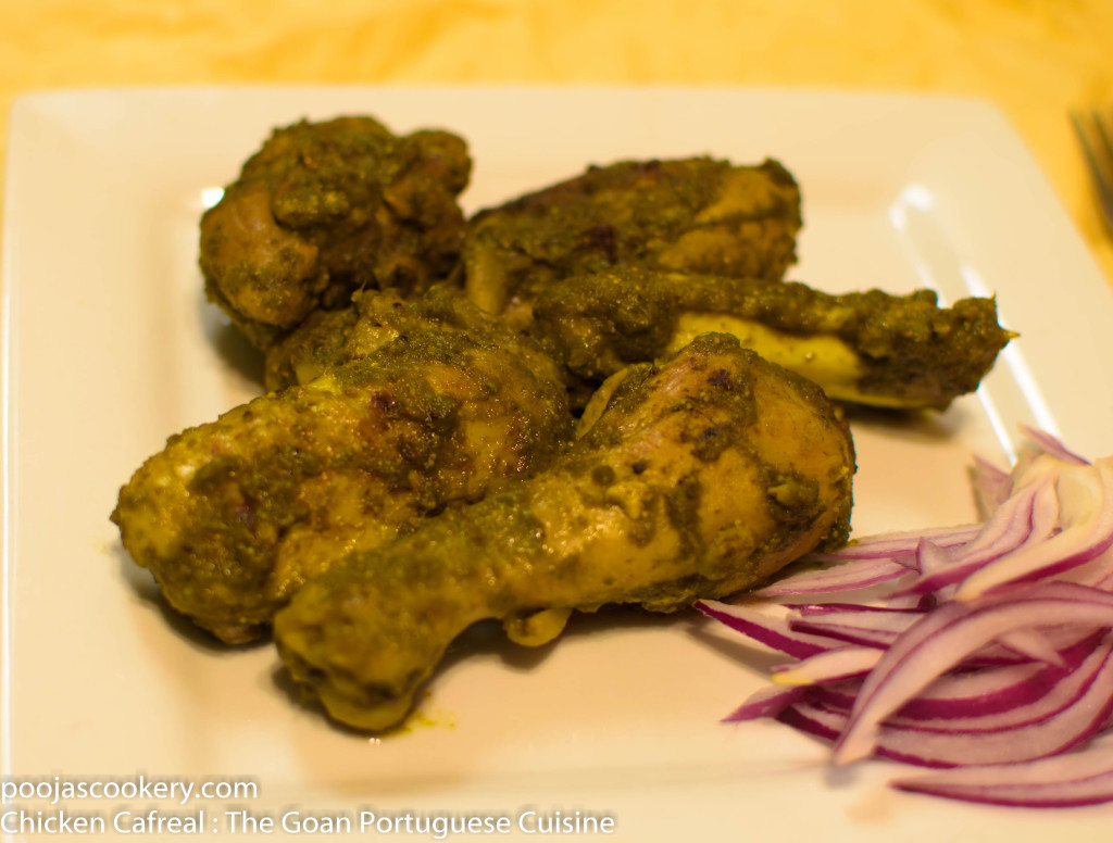 Chicken Cafreal : The Goan Portuguese Cuisine | poojascookery.com