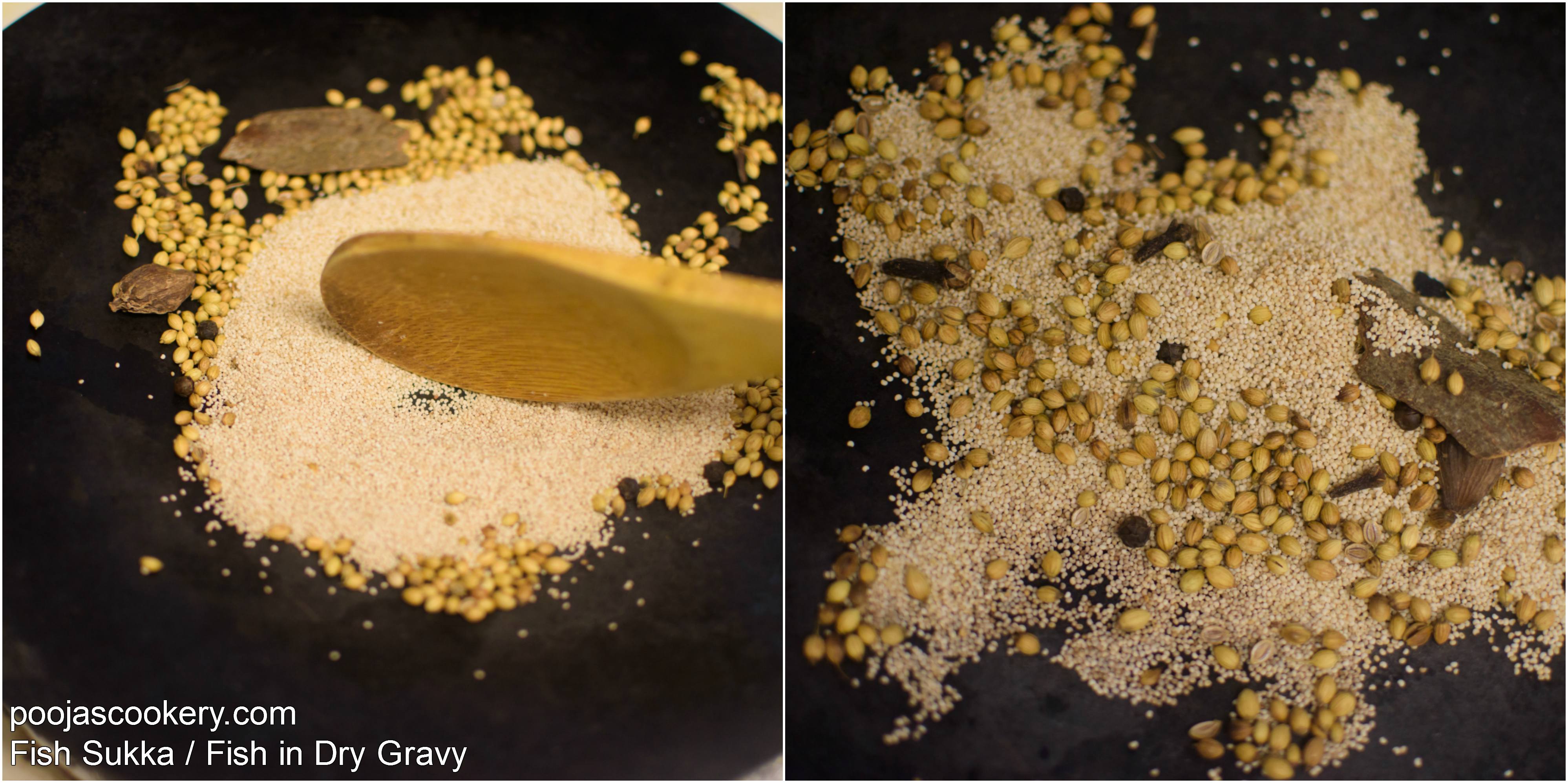 Spices dry roasted | poojascookery.com