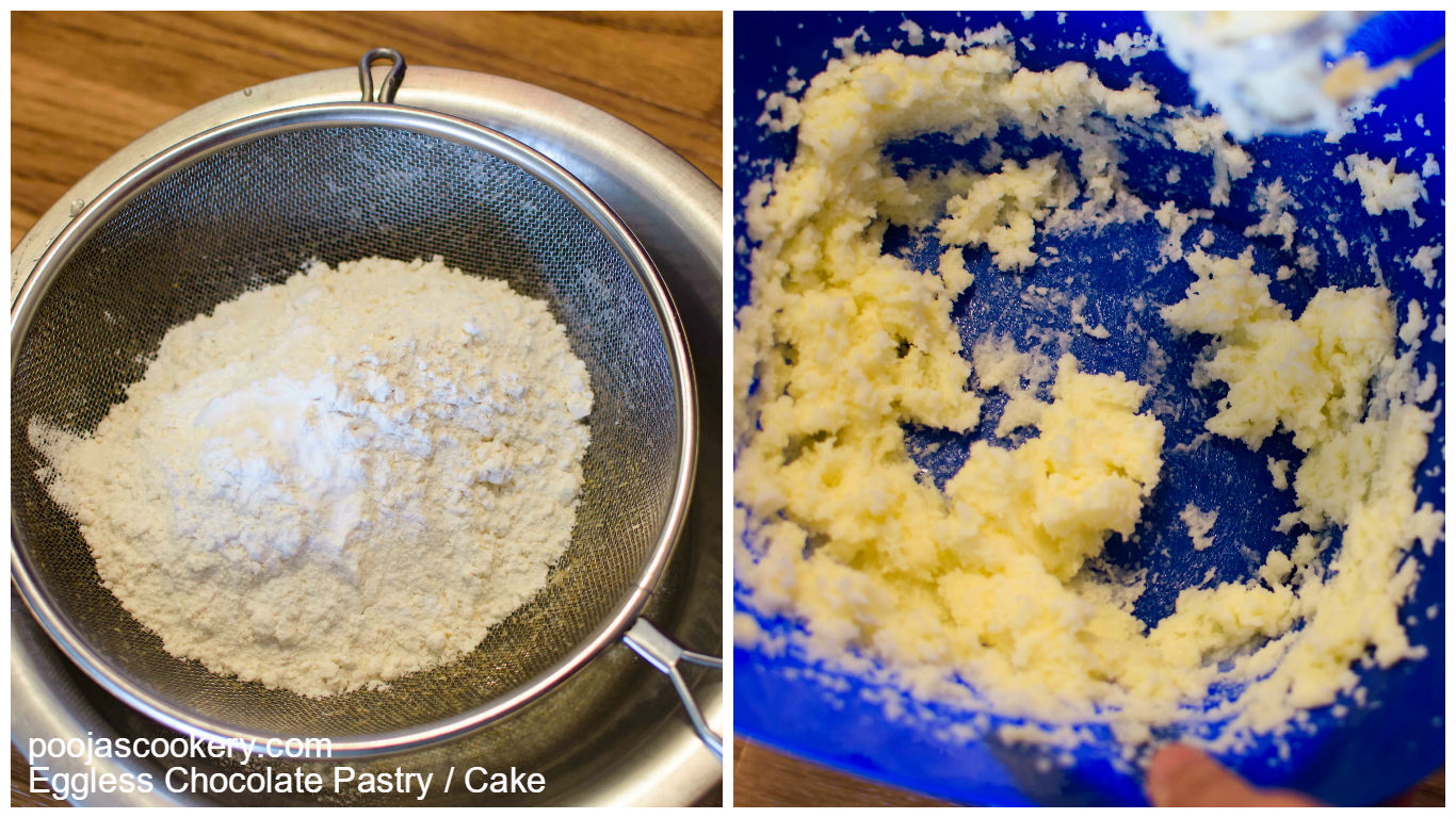 Dry ingredients sifted and butter creamed | poojascookery.com