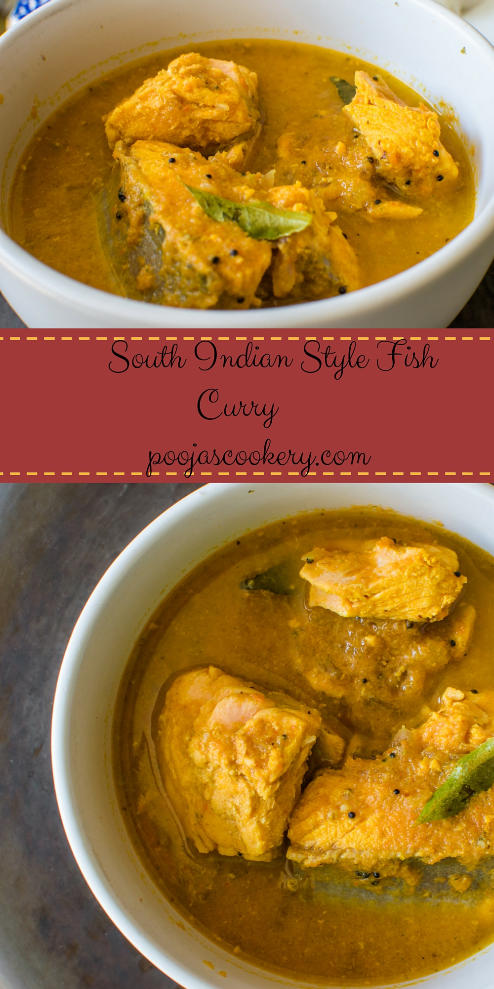South Indian Style Fish Curry Recipe - Pooja's Cookery