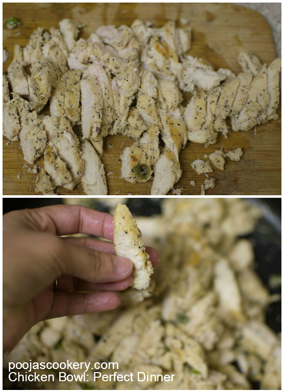 Cut the chicken| poojascookery.com
