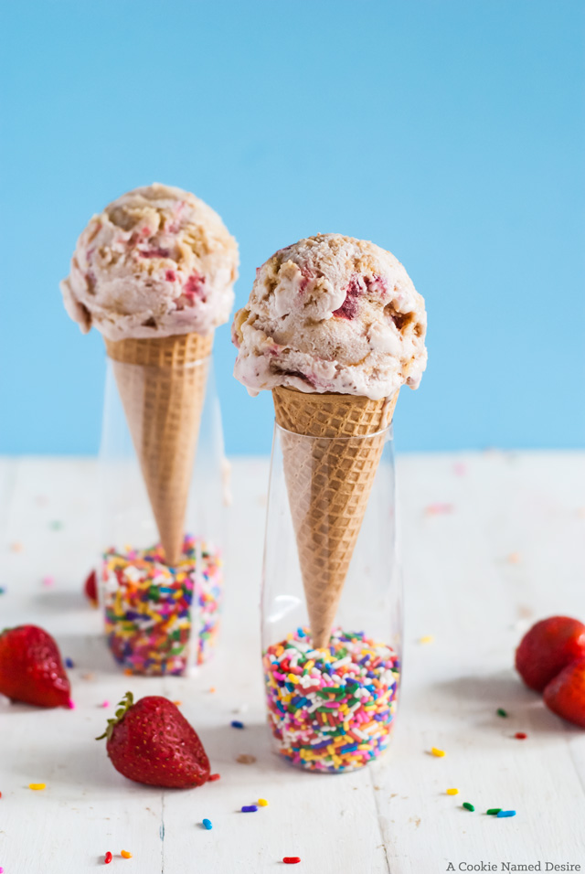  Strawberry Shortcake Ice Cream | poojascookery.com