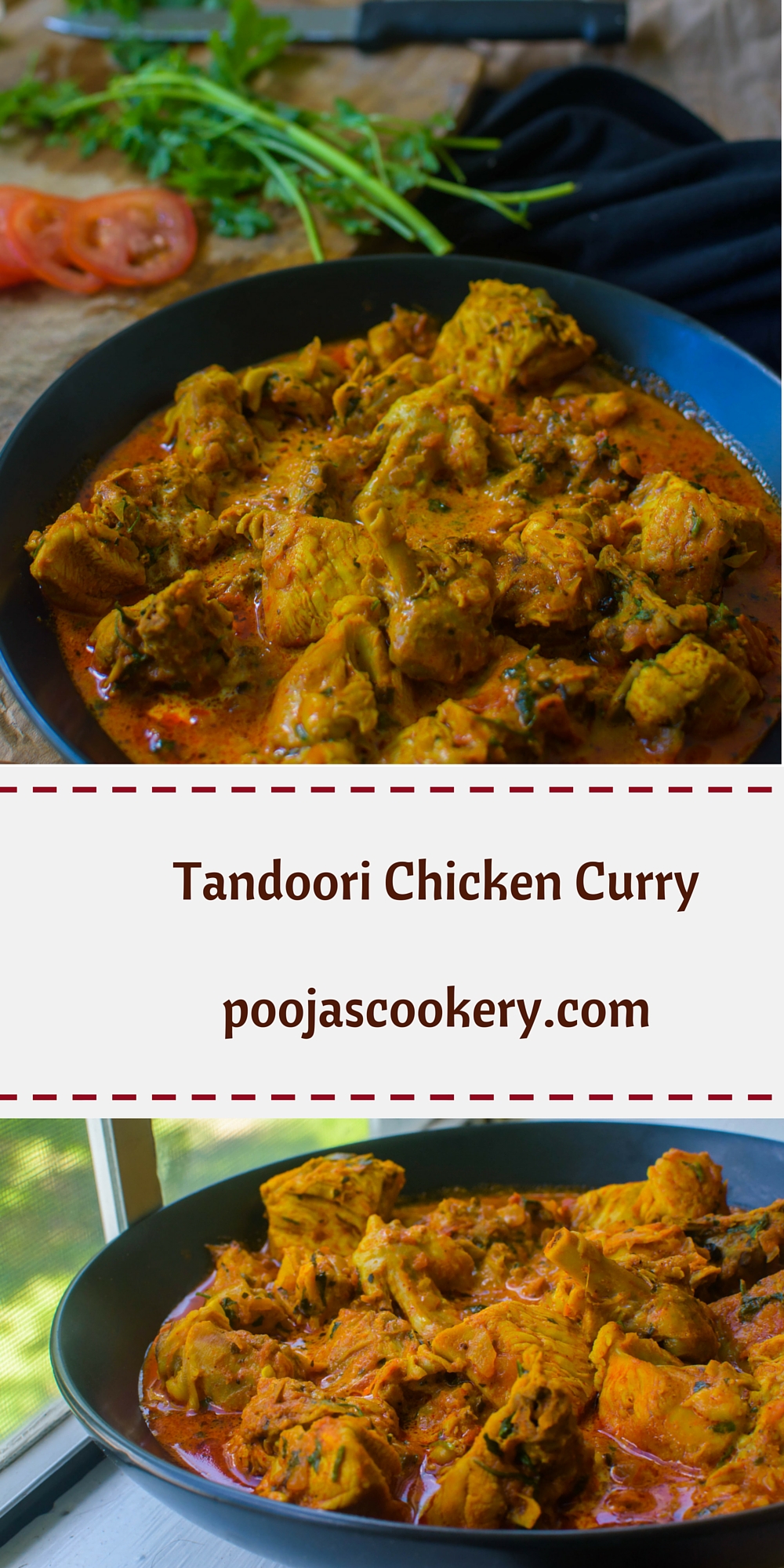 Simple Tasty Tandoori Chicken Curry Recipe Pooja's Cookery