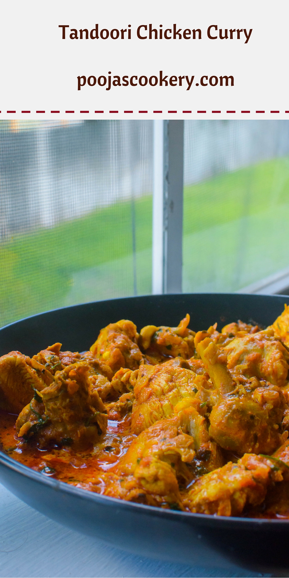 Simple Tasty Tandoori Chicken Curry Recipe - Pooja's Cookery