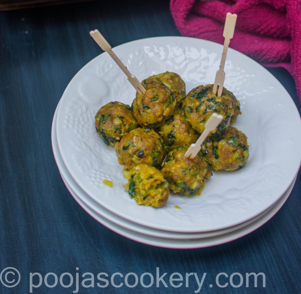 Baked Meat Balls | poojascookery.com