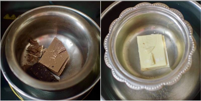 Easy Modak Recipe/Quick Chocolate Modak Recipe: Melt chcolates