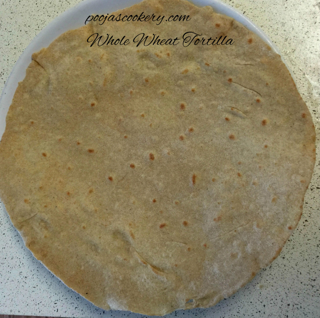 Whole Wheat Tortilla Step by Step