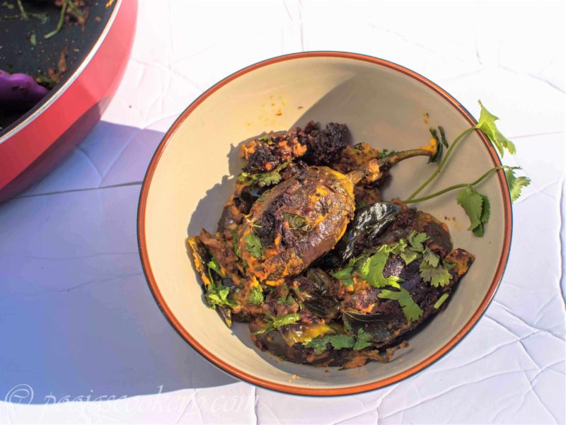 Bharli-Vangi-Stuffed-Brinjals(Eggplants)