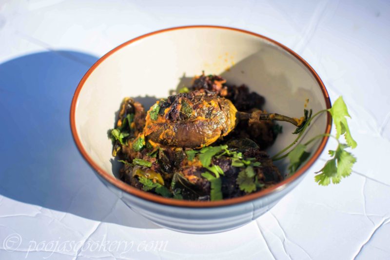 Bharli-Vaangi-Stuffed-Brinjals-Eggplants