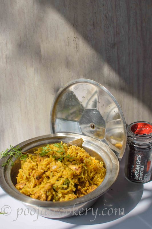 Chicken-Chili-Chipotle-Pulav-Fusion-Recipe