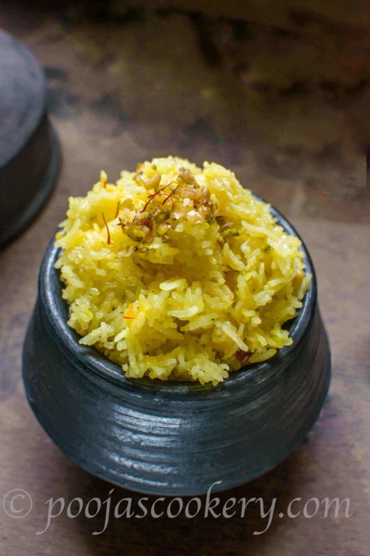 Indian Dessert Sakhar bhat / Kesar bhat