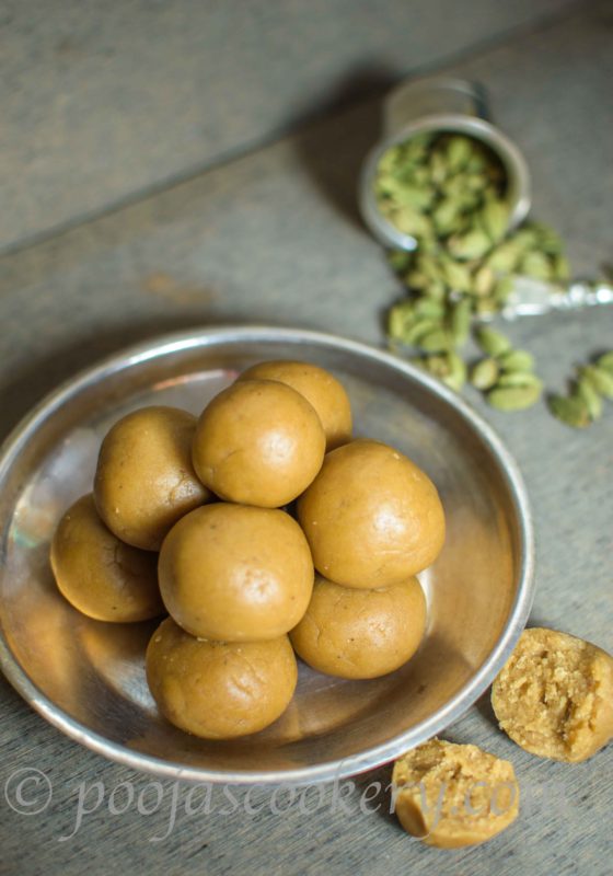 Wheat Laddu using Jaggery