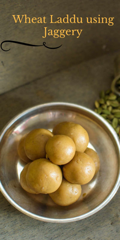 Wheat Laddu using Jaggery
