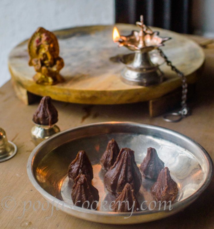 Instant Cocoa Modak / Indian Sweet