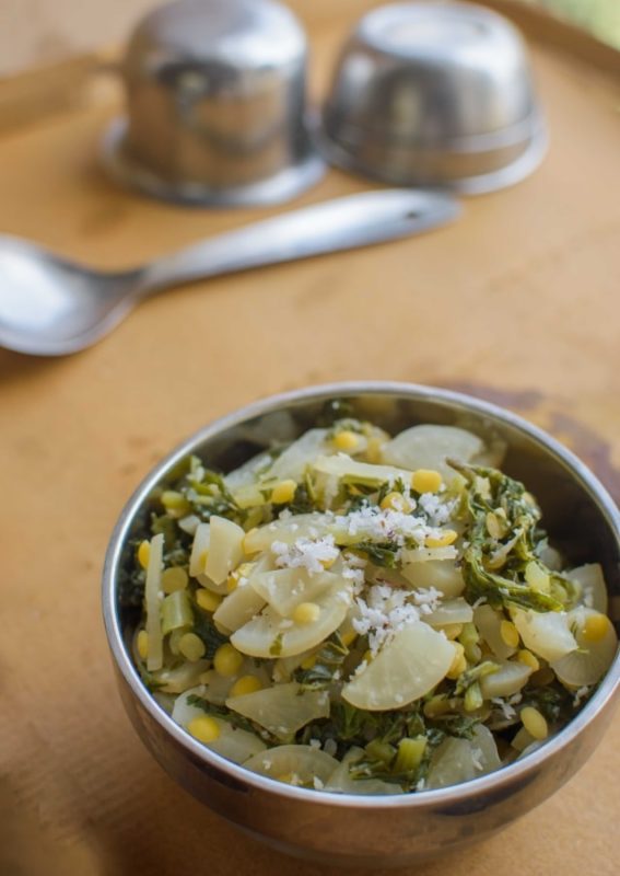 Mulyachi Bhaji/Radish Vegetable