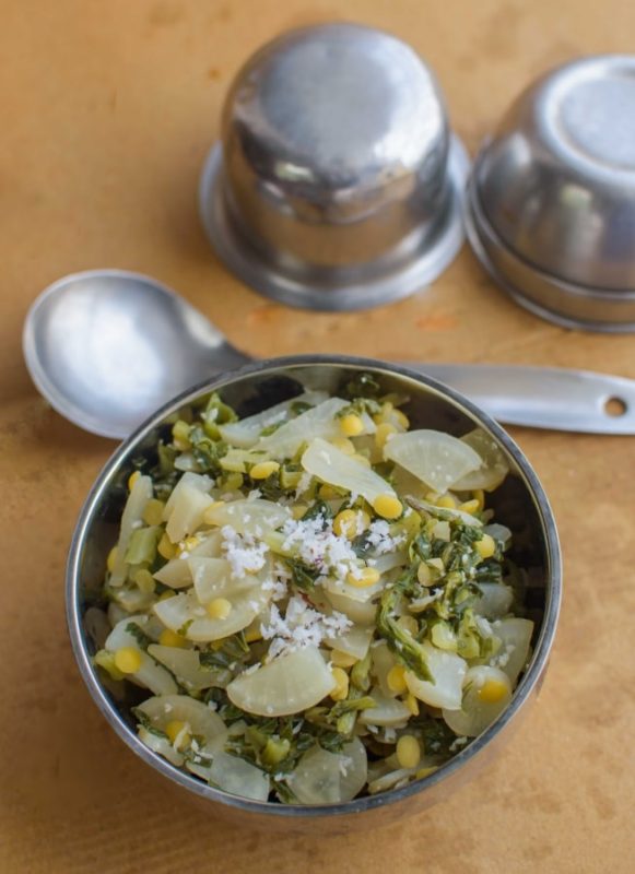 Mulyachi Bhaji/Radish Vegetable