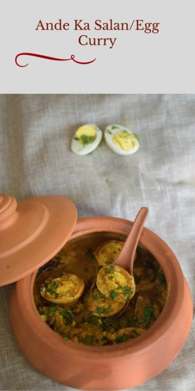 Ande Ka Salan/Egg Curry