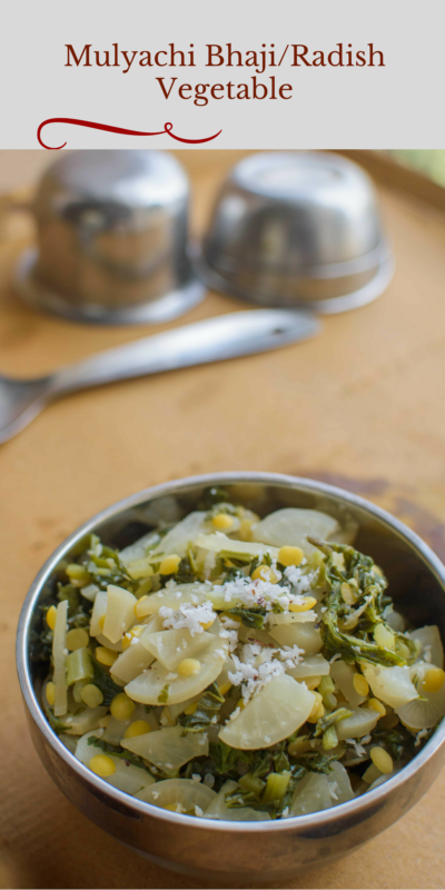 Mulyachi Bhaji/Radish Vegetable