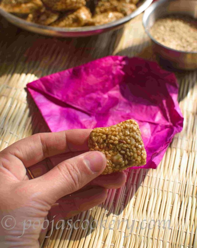 Tilgul Shengdana Vadi / Sesame Seeds Sweet