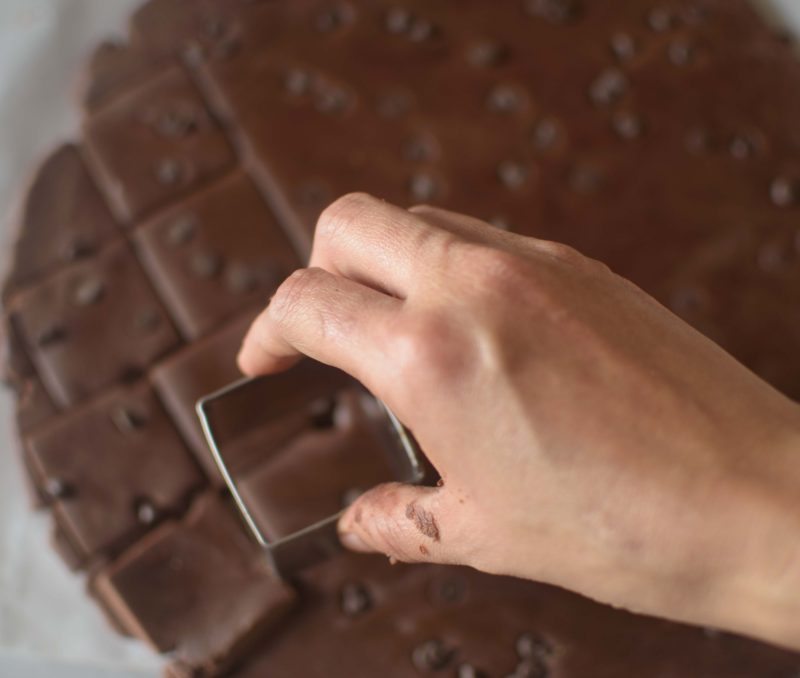 cut using cookie cutter