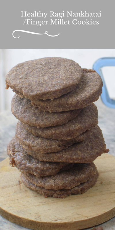 Healthy Ragi Nankhatai /Finger Millet Cookies