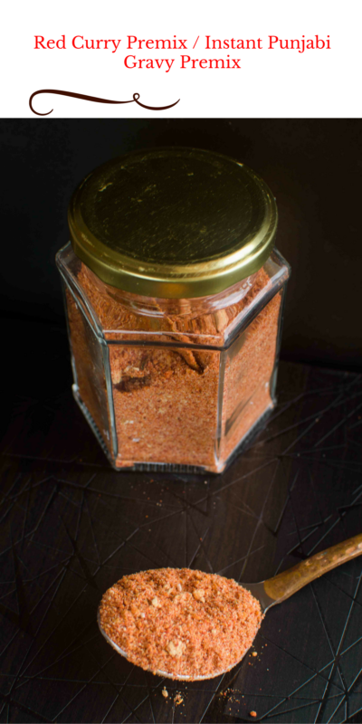 Red Curry Premix : Instant Punjabi Gravy Premix